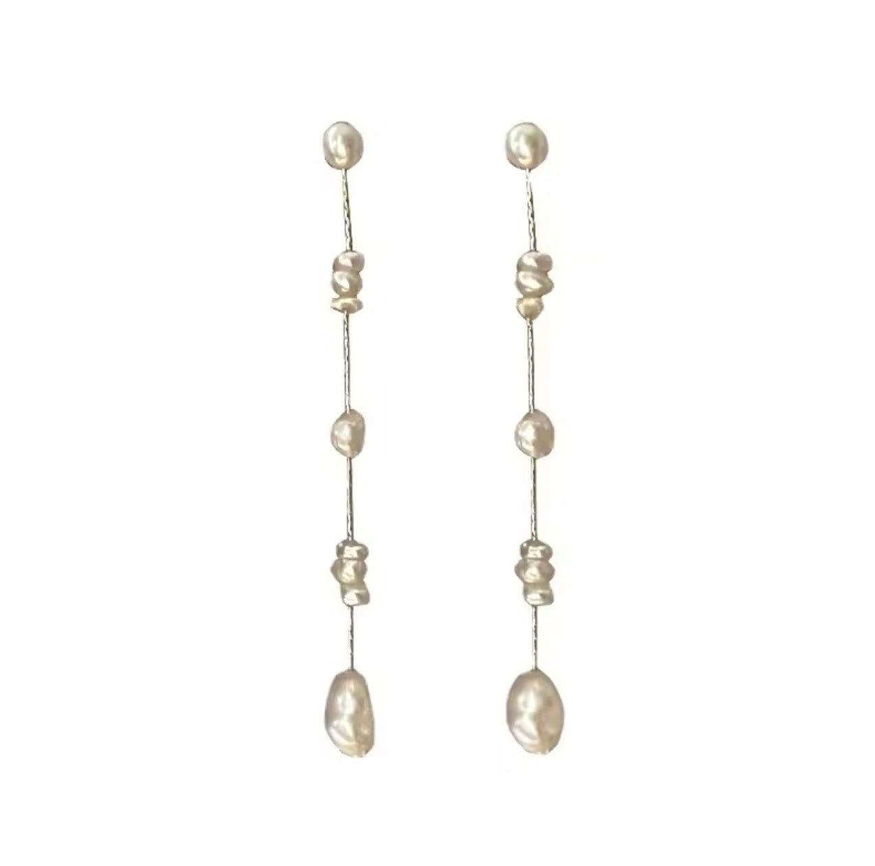 Boucles d’oreilles Mia perles d’eau douce naturelles