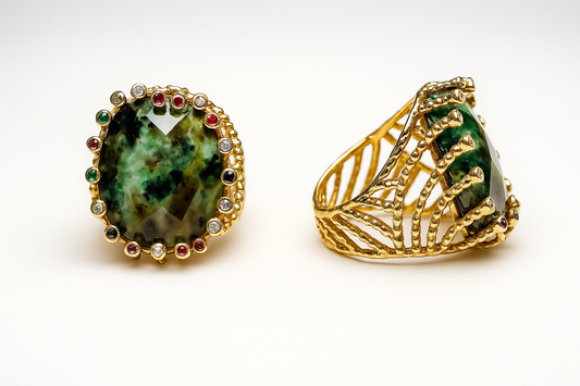 Bague Nolia - pierre naturelle