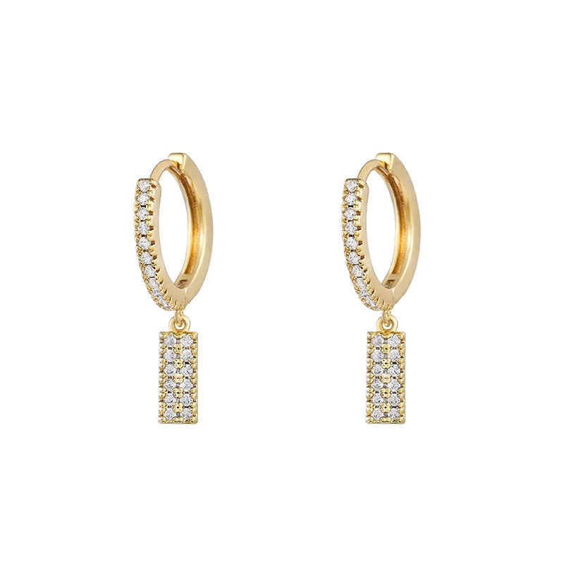 Monoboucle d’oreille Coline charm Initiale