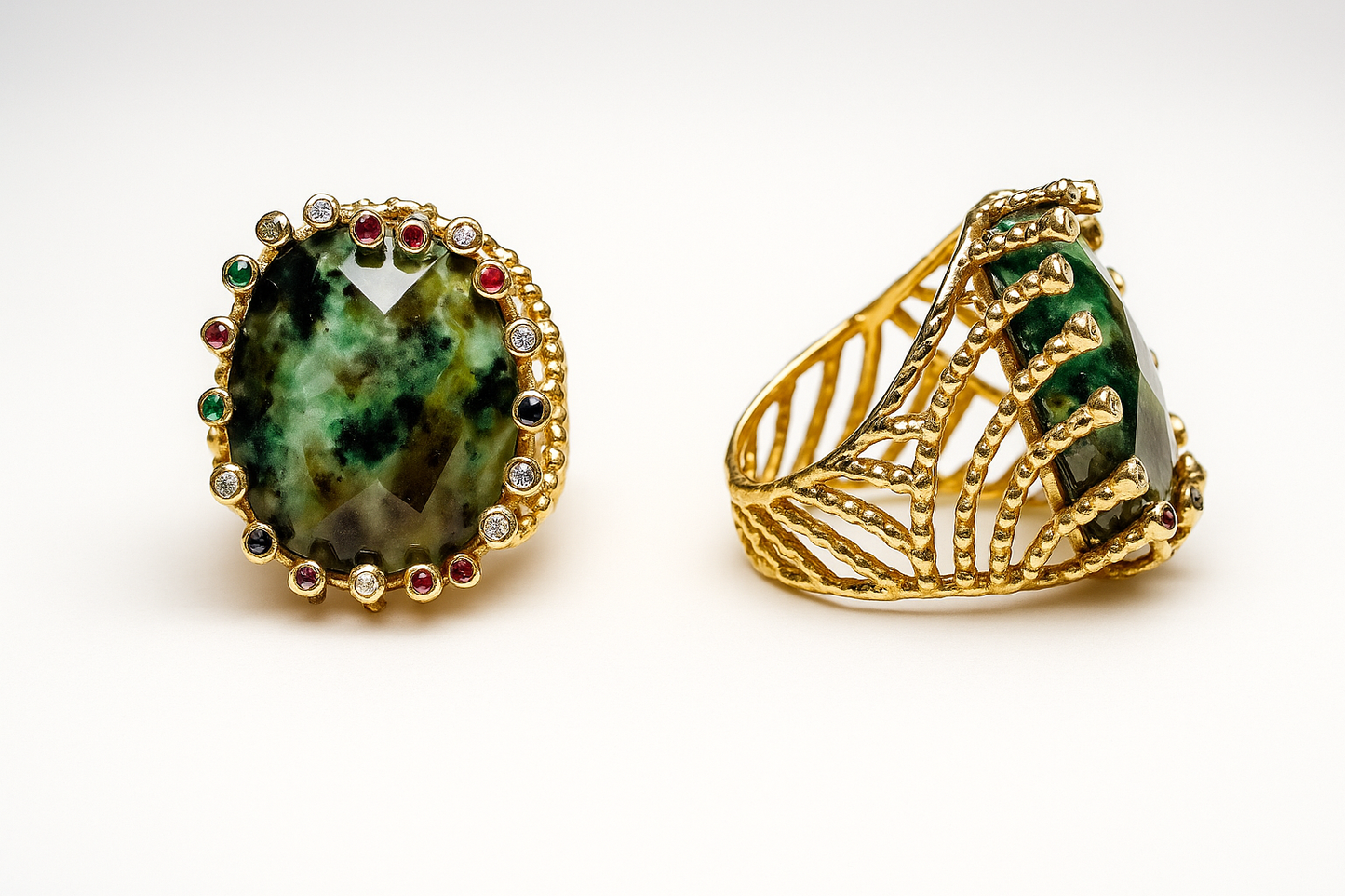 Bague Nolia - pierre naturelle